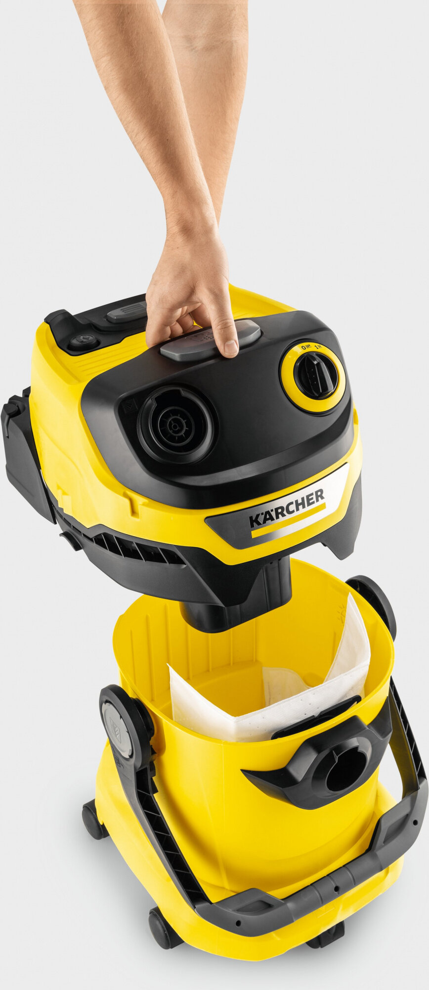 Строительный пылесос Karcher WD 5 V-25/5/22, желтый