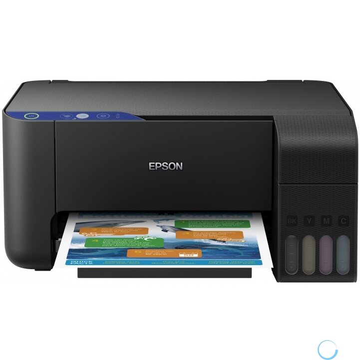 Epson L3101 (C11CG88402/C11CG88512) А4, 33 стр/мин, СНПЧ, USB (Бумага + Чёрный картридж + USB кабель)