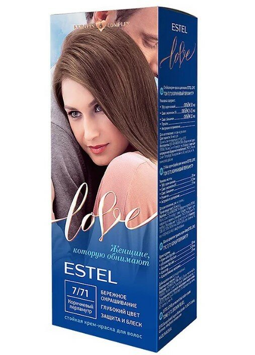 кр.д/в_estel_love_7/71 коричневый перламутр 725009017