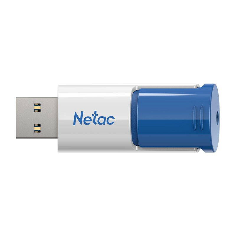 Netac USB Drive 32GB U182 Blue USB3.0 ,retractable NT03U182N-032G-30BL