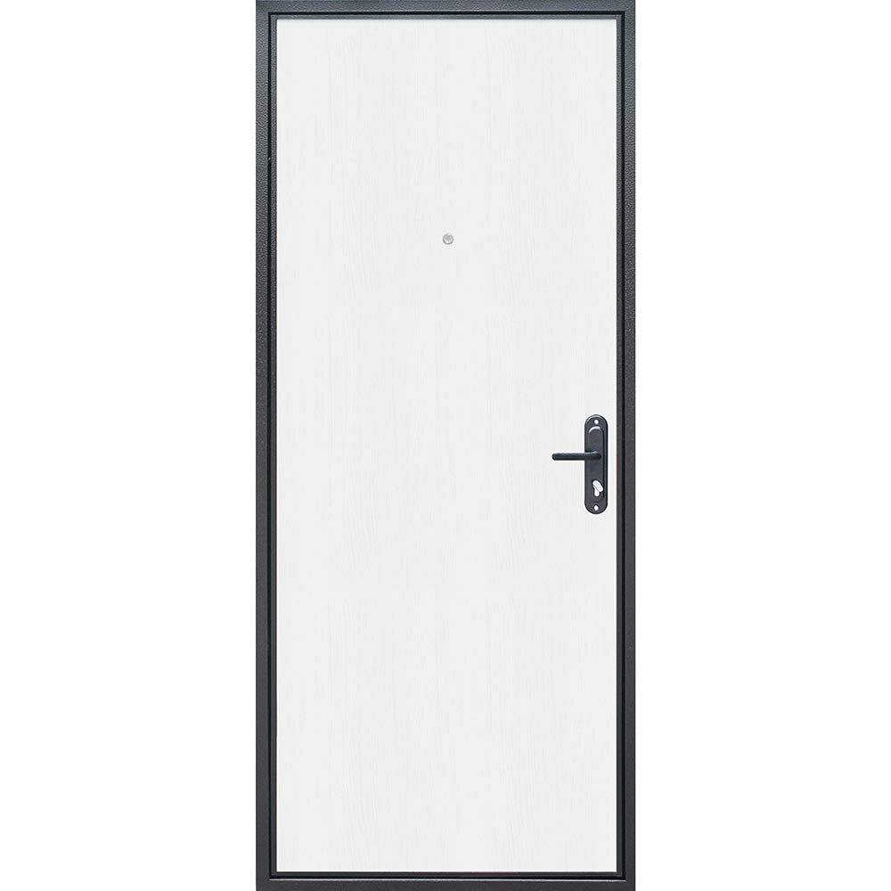 Дверь входная Ferroni Стройгост 5 РФ правая антик серебро - дуб белый 860х2050 мм - фотография № 3