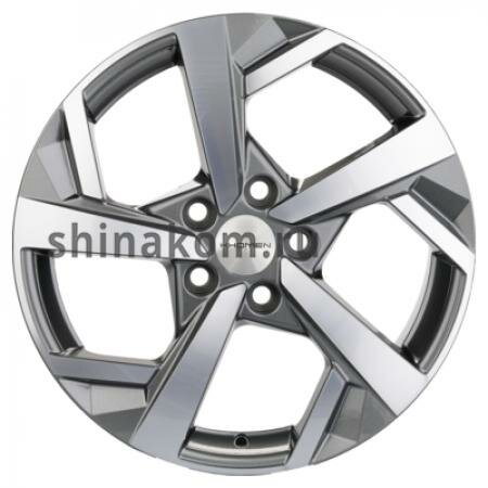 Диск 7*17 5*114,3 ET50 67,1 Khomen Wheels KHW1712 Gray-FP (CX-5/Seltos/Optima)