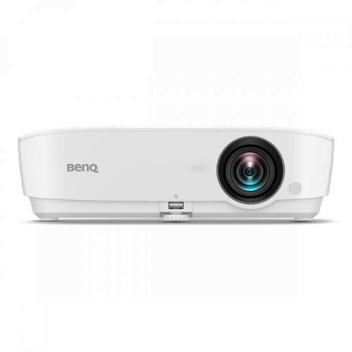 Проектор BenQ Projector MS536 DLP, 800x600 SVGA, 4000 AL; 20000:1, 16:9, 1.2X, TR 1.96-2.35, 50"-150", HDMIx2, VGAx2, USB, 3D, 2W, 5500 ч, White, 2.6 kg