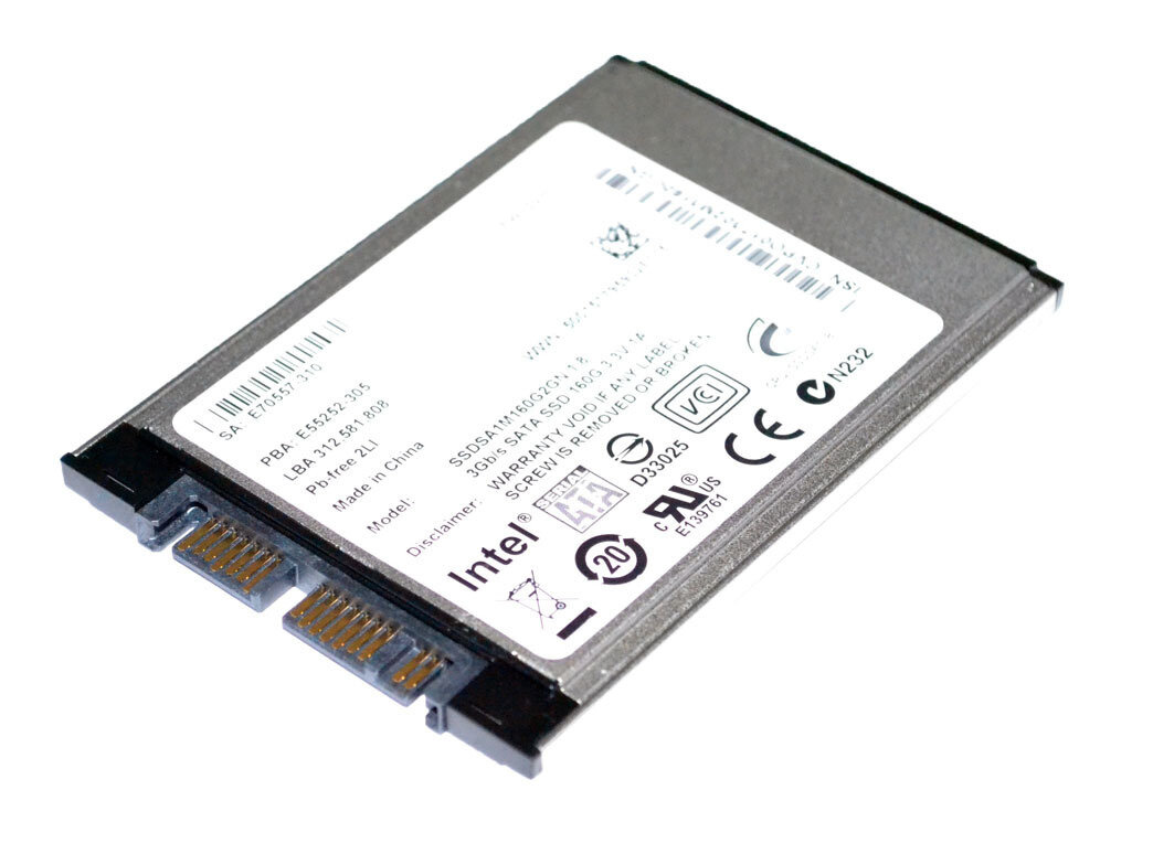 Жесткие диски Intel Жесткий диск Intel 160GB SATA 1.8" 2540P SSD DRIVE E70563-310