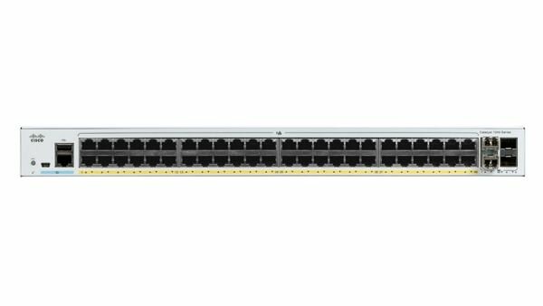 Коммутатор Cisco Catalyst 1000 C1000-48P-4X-L /PoE 370Вт./Управляемый Layer 3