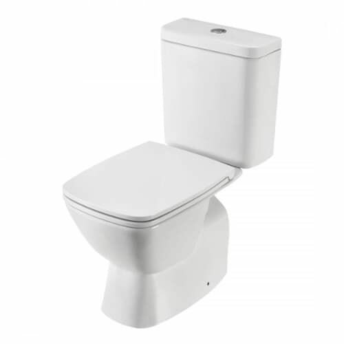 Унитаз Сантек Нео Горизонтальный Выпуск Безободковый сиденье: Дюропласт микролифт