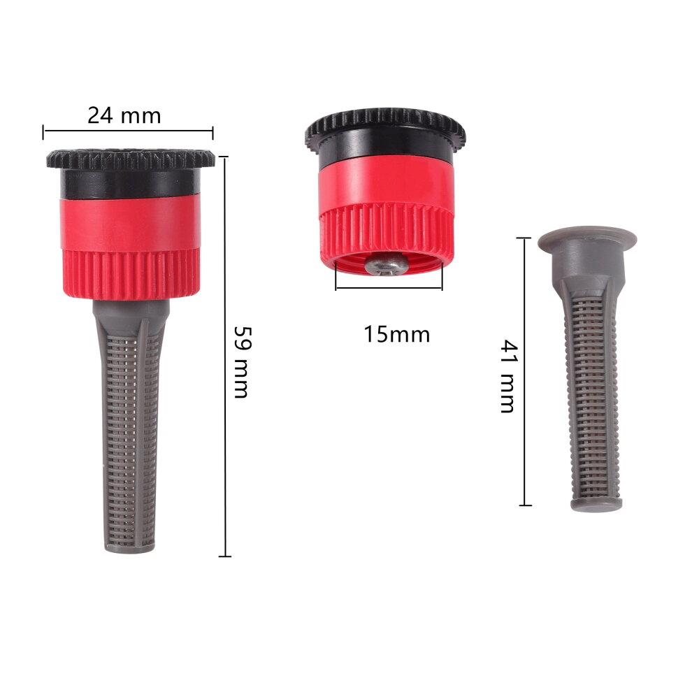 Форсунка для автополива – радиус 2,4 м, сектор 0 – 360°, 8AN, 5 штук - фотография № 5