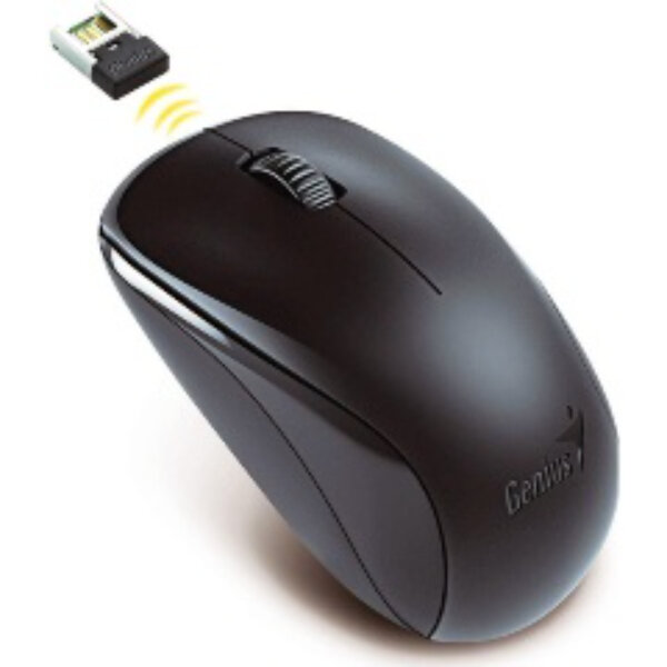 Мышь беспроводная Genius NX-7000 G5 Hanger Black, 2.4Ghz wireless BlueEye mouse 1200 dpi powerful BlueEye AA x 1