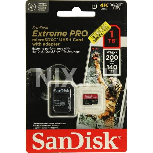 SD карта Sandisk High Endurance Video Monitoring Card SDSQXCD-1T00-GN6MA