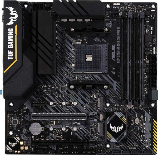 Материнская плата ASUS TUF GAMING B450M-PRO II Socket AM4 AMD B450 4xDDR4 2xPCI-E 16x 1xPCI-E 1x 4 mATX Retail