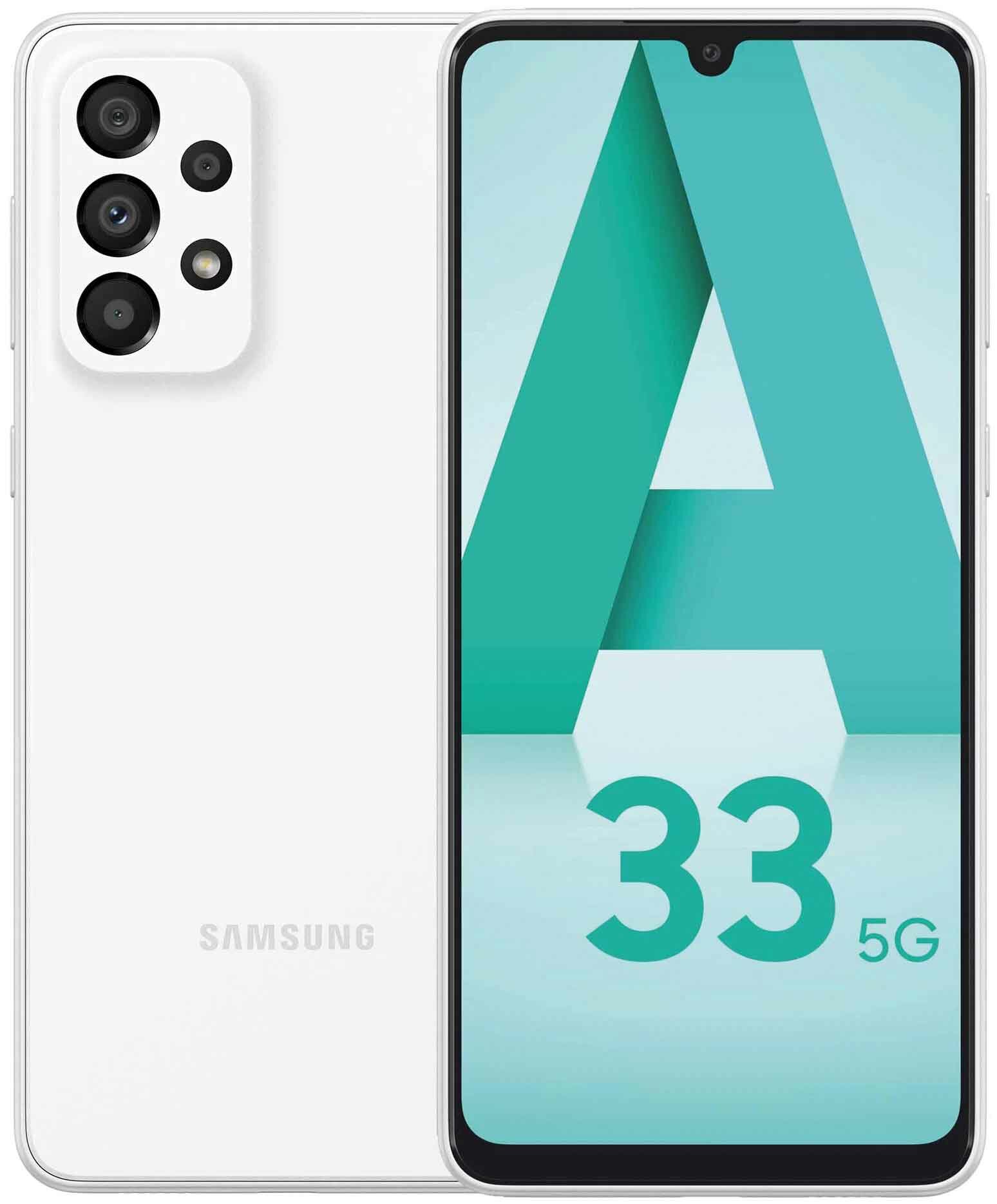 Смартфон Samsung Galaxy A33 5G 8/128Gb (SM-A336EZWHMEA) белый