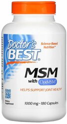 Doctor's Best MSM 1000 mg 180 капсул