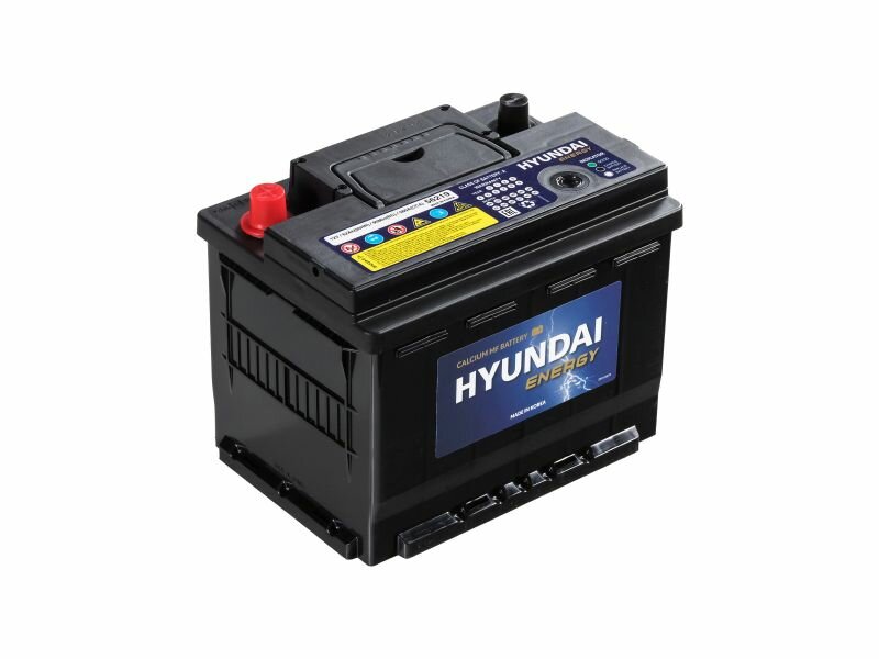 Аккумулятор автомобильный Hyundai CMF 56077 62 А/ч 560 А обр. пол. низкий Евро авто (242x174x175)