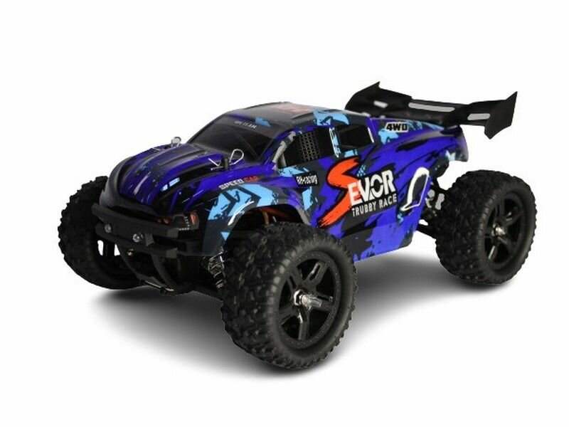 Радиоуправляемая трагги Remo Hobby S EVO-R V2.0 (синий) 4WD 2.4G 1/16 RTR