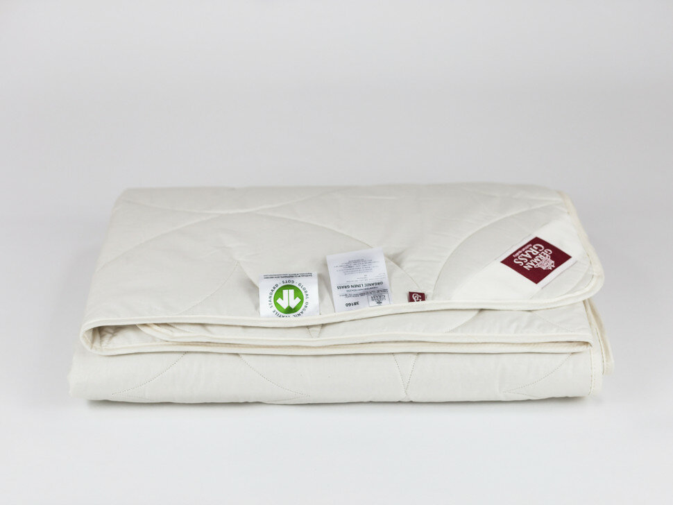 Наматрасник MATTRESS ORGANIC LINEN GRASS легкий 90х200 - фотография № 3