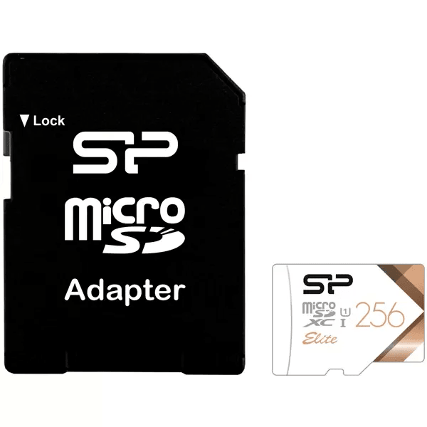 Карта памяти 256Gb MicroSD Silicon Power Elite Class 10 + SD адаптер (SP256GBSTXBU1V21SP)