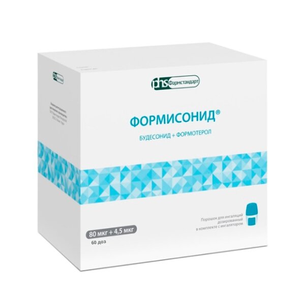 Формисонид пор.д/ингал. дозир. 80мкг+4.5мкг/доза 60доз