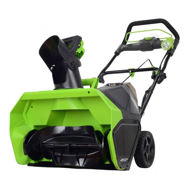 Снегоуборщик аккумуляторный Greenworks GD40ST (40V, 51 см, бесщеточный, без АКБ и ЗУ) [2600007]