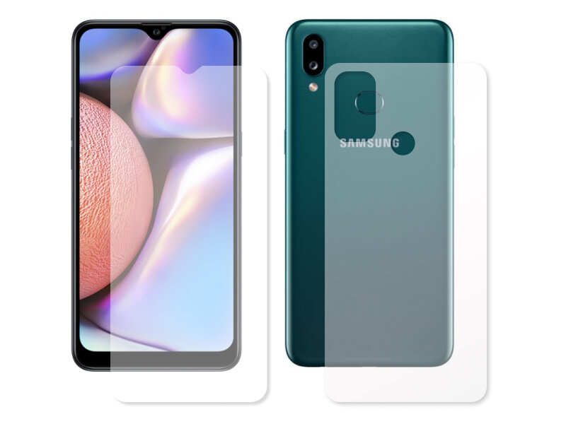Гидрогелевая пленка LuxCase для Samsung Galaxy A10s 0.14mm Matte Front and Back 87096 - фото №1
