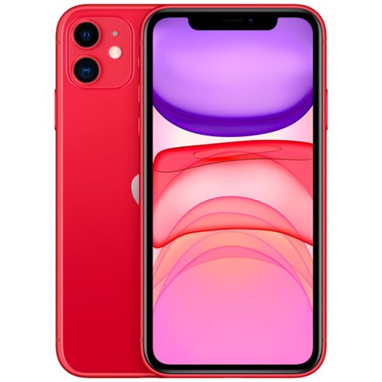 Смартфон APPLE iPhone 11 128GB MHD03LL/A Красный