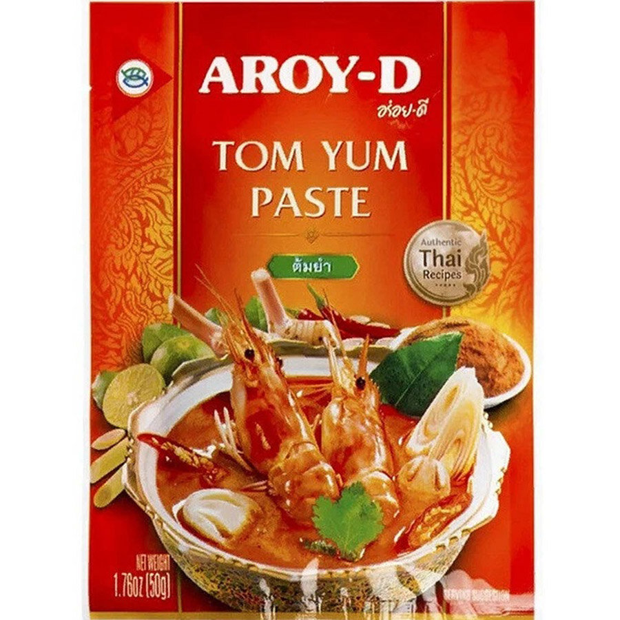 AROY-D Curry paste red Паста Карри красная 50г, 2 упаковки