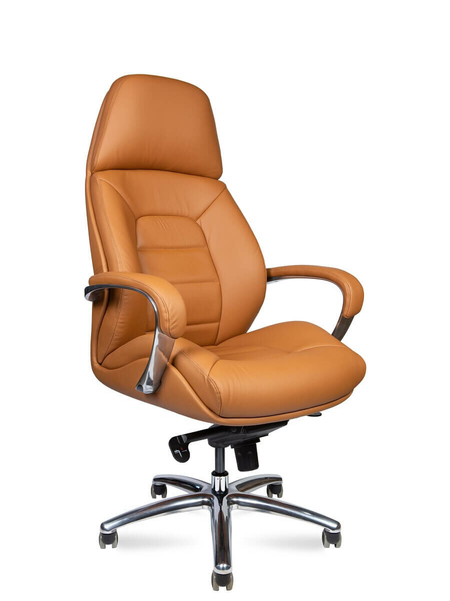 Кресло для руководителя Norden Porsche leather светло-коричневый