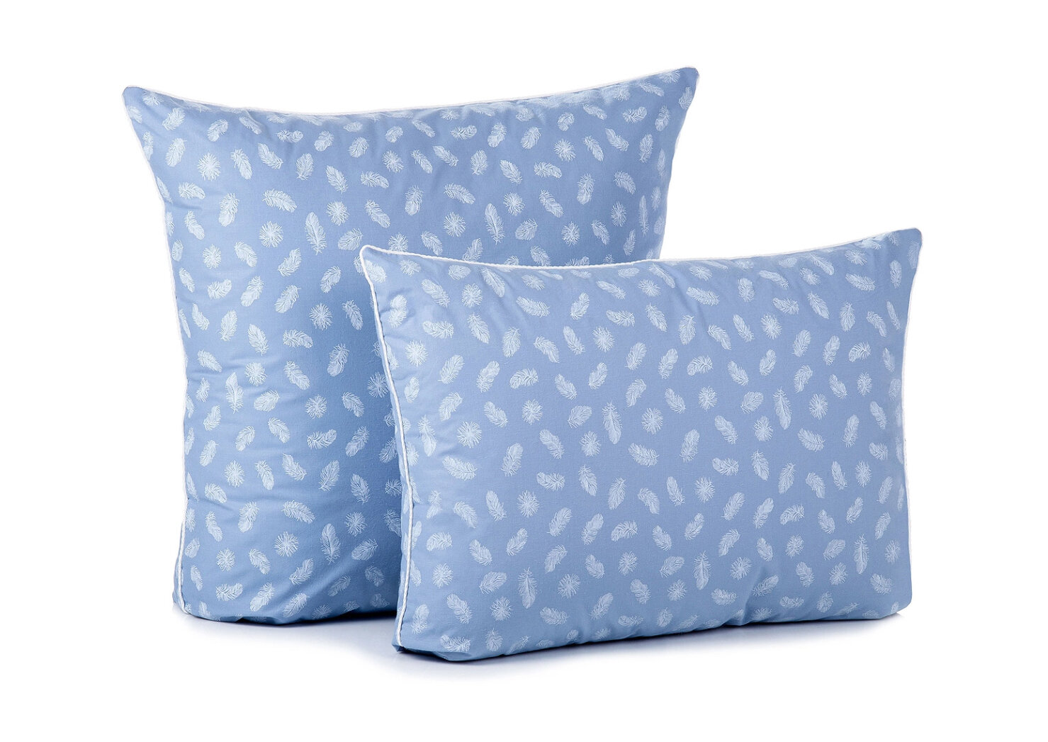 фото Подушка высокая Тихий Час полу-пуховая, размер 68х68 см, тик