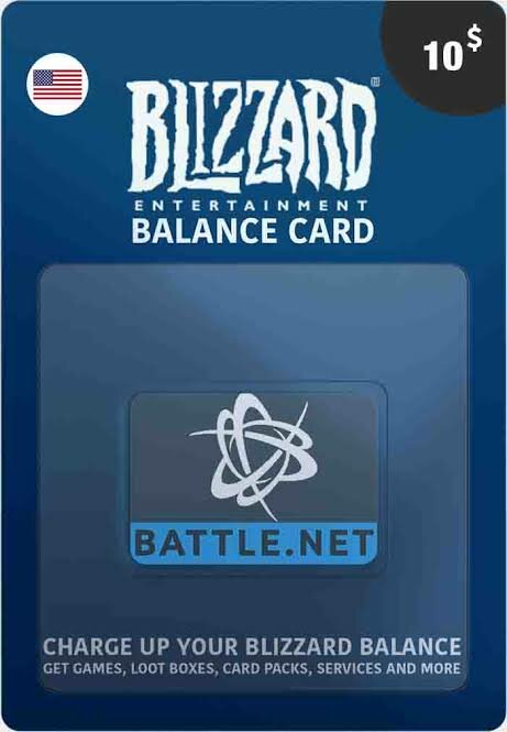 Blizzard Gift Card USD 10 US (Ключ активации; Регион активации РФ)