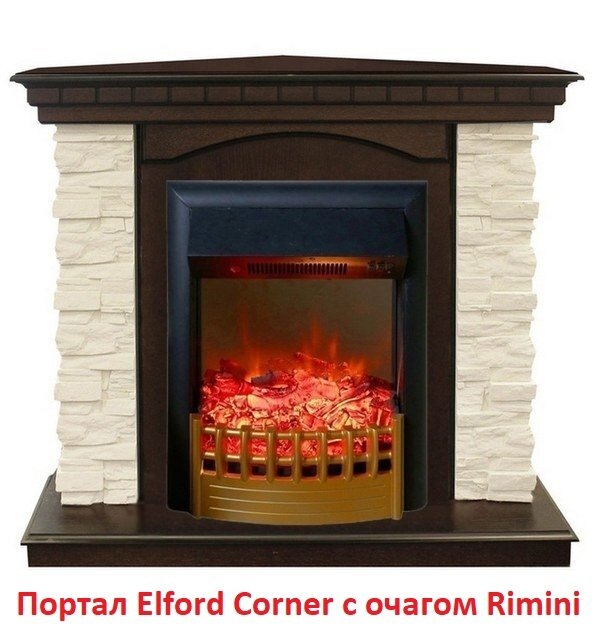 Угловой классический портал Real-Flame Elford Corner STD/EUG - фотография № 5