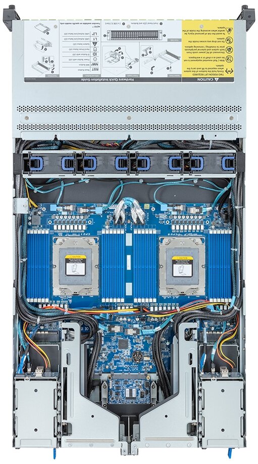 Серверная платформа Gigabyte R283-Z92 (rev AAE1) R283-Z92-AAE1/2U/2xSP5/ 24xDDR5-4800 RDIMM/RDIMM 3DS/ 28x25"M2