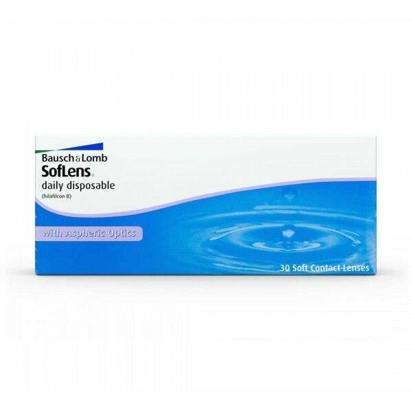 Линзы контактные Bausch&Lomb/Бауш энд Ломб soflens daily disposable (8.6/-3,75) 30шт