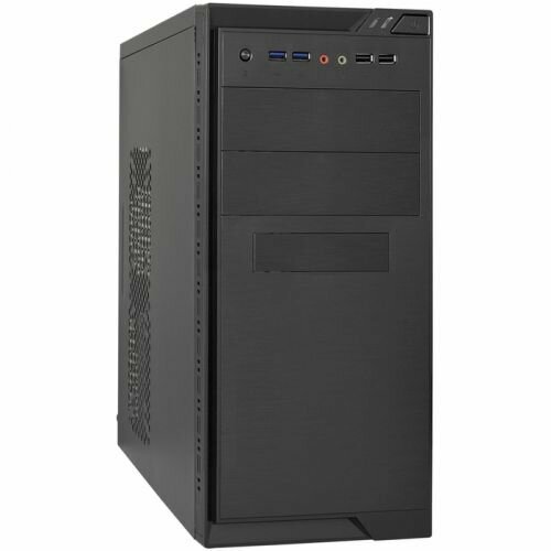 Корпус mATX Exegate MA-372UX EX283235RUS minitower, UN350, 120mm 2*USB+2*USB3.0, Audio, black