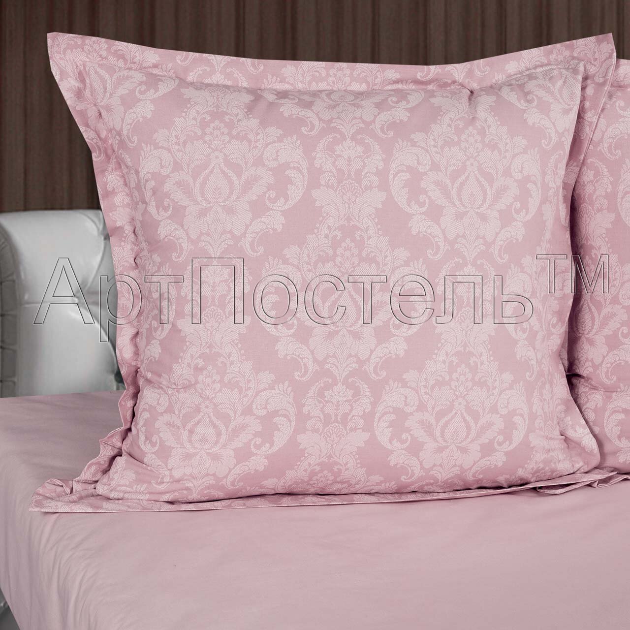 Постельное белье «Византия розовый» поплин (Семейный) - фотография № 4