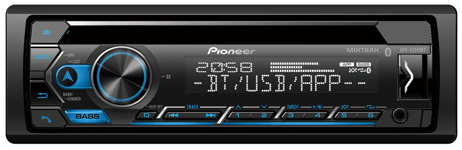 Автомагнитола Pioneer DEH-S4250BT 2RCA/Пульт ДУ/ВТ