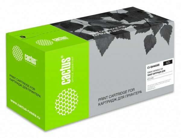 Картридж лазерный Cactus CS-Q6460AR Q6460A черный (12000стр.) для HP CLJ 4730 CS-Q6460AR