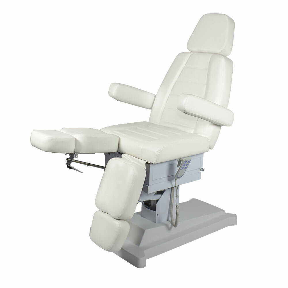 Педикюрное кресло MosMed СИРИУС-10 3 мотора (цвет белый)