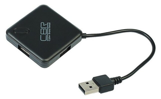 CBR Разветвитель 4 порта USB2.0 CBR CH 132, внешн., черный (ret)