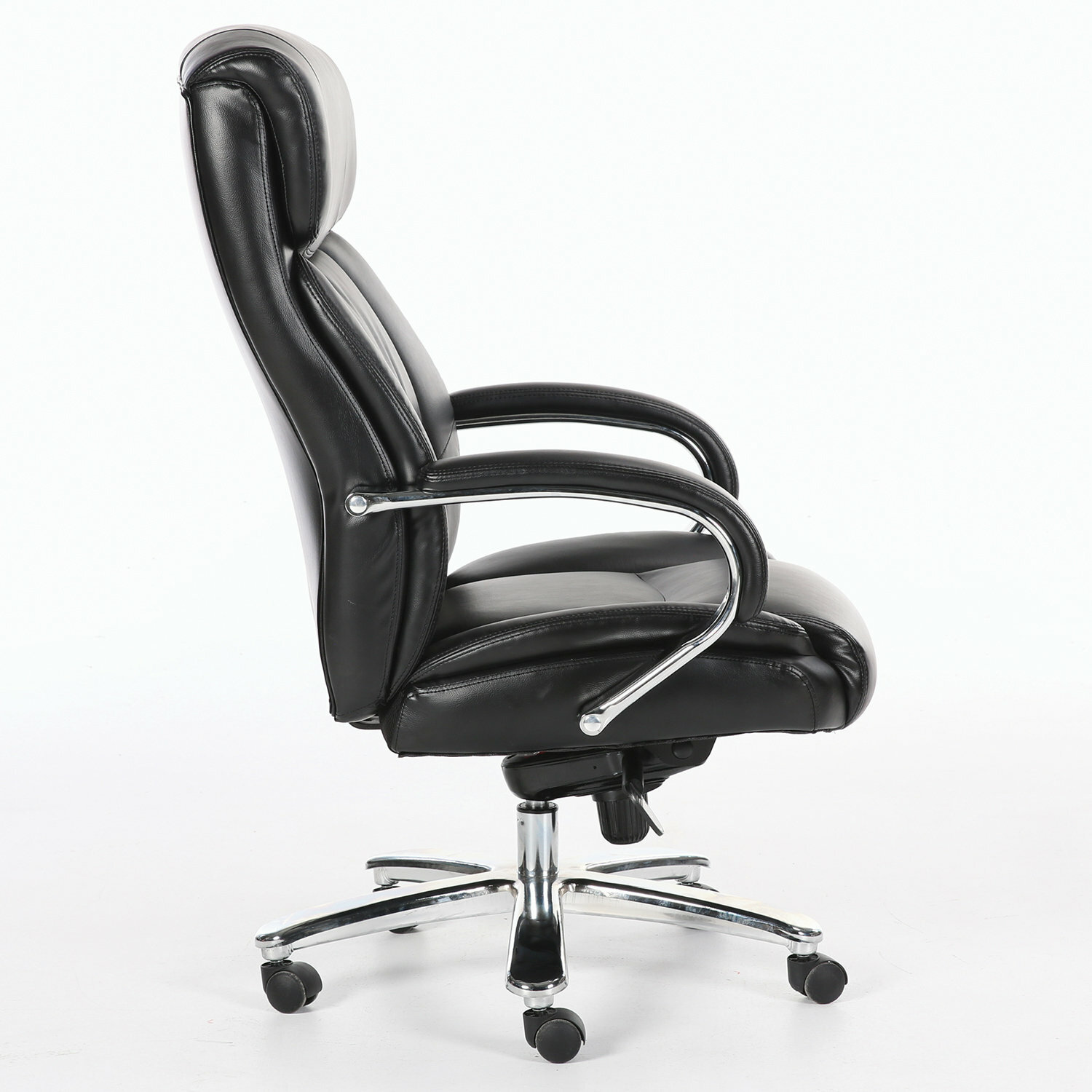 Кресло офисное BRABIX PREMIUM "Direct EX-580", хром, рециклированная кожа, черное, 531824 - фотография № 7