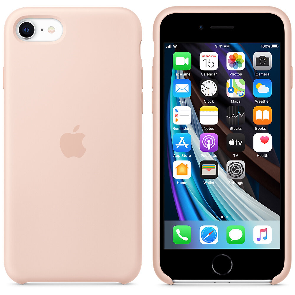 Чехол Apple для iPhone SE 2020 Silicone Case розовый песок (MXYK2ZM/A)
