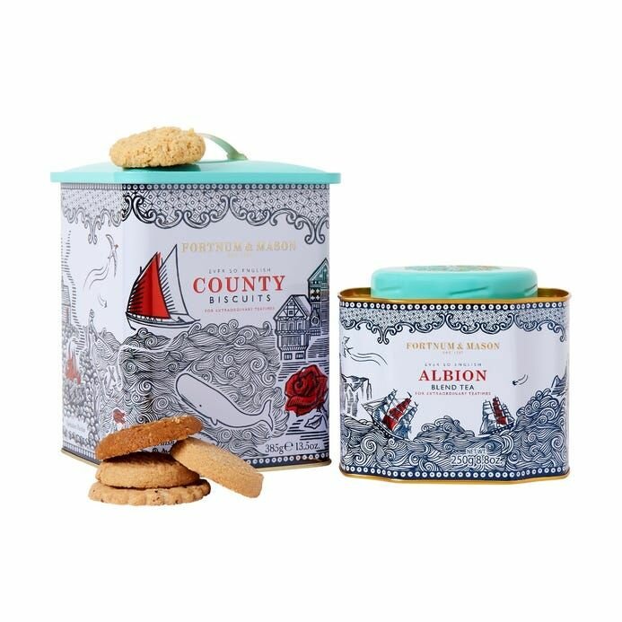 Набор Fortnum&Mason Albion Tea & County Biscuits Selection - фотография № 3