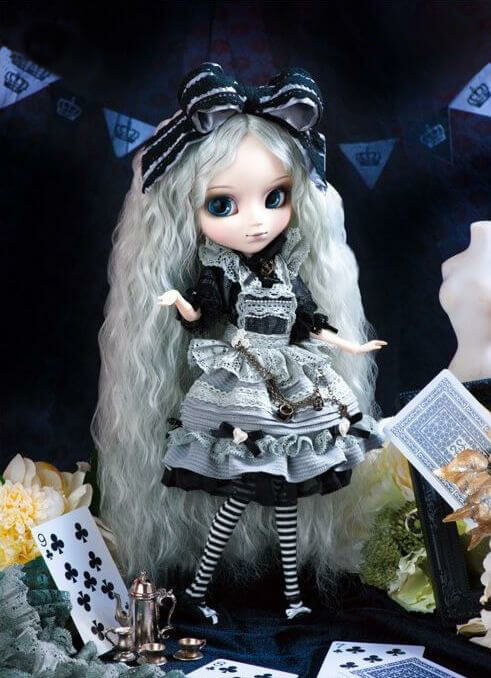 Кукла Pullip Romantic Alice Monochrome (Пуллип романтичная Алиса в черно-белом), Groove Inc