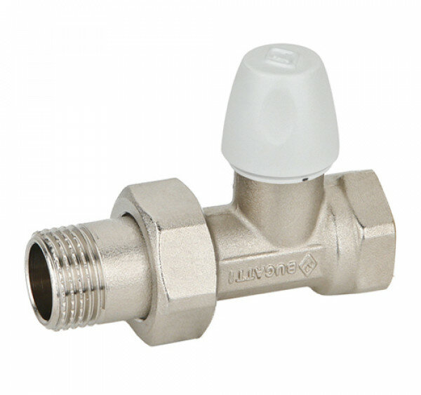 фото Вентиль ВН обратный прямой BUGATTI DALLAS 3/4" для радиаторов