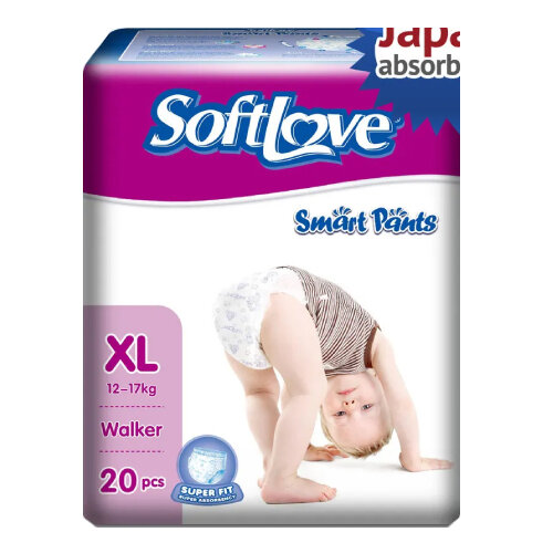 Подгузники-трусики Softlove Smart Pants XL20 (12-17 кг)