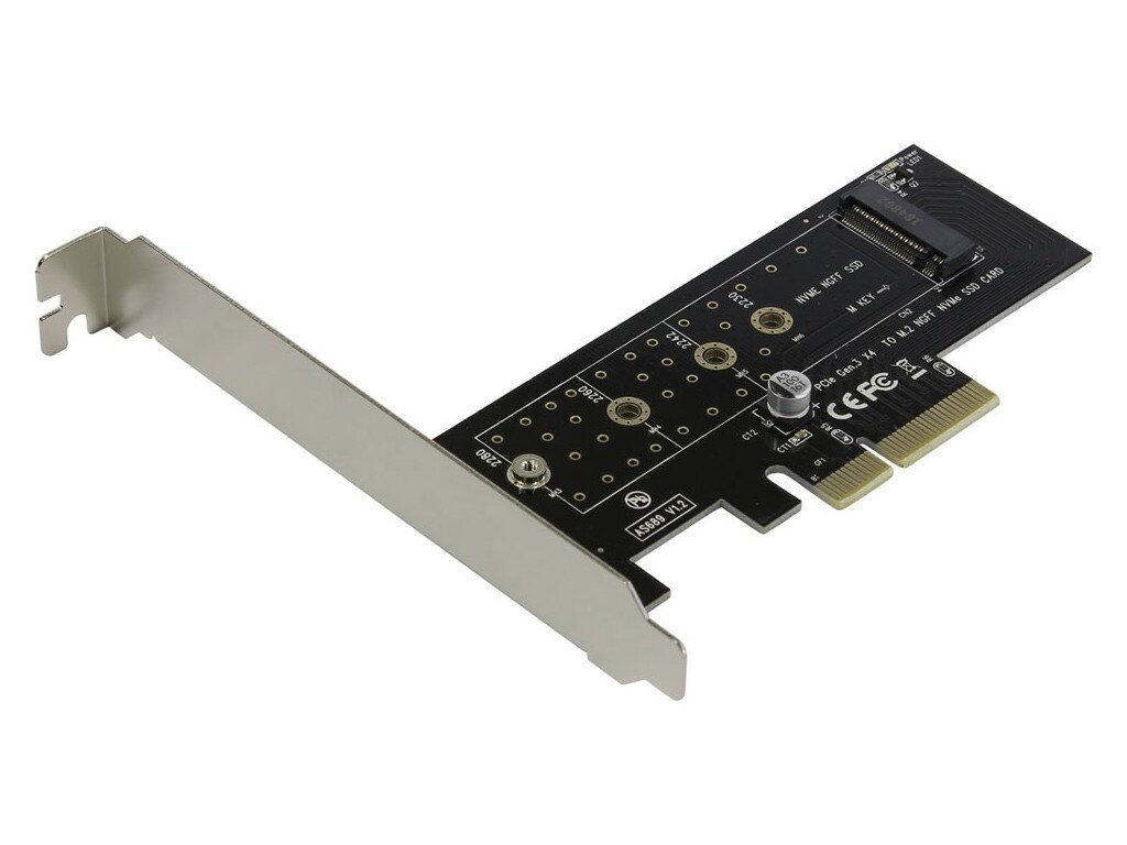 Контроллер AgeStar PCI-E M.2 NGFF for SSD AS-MC01