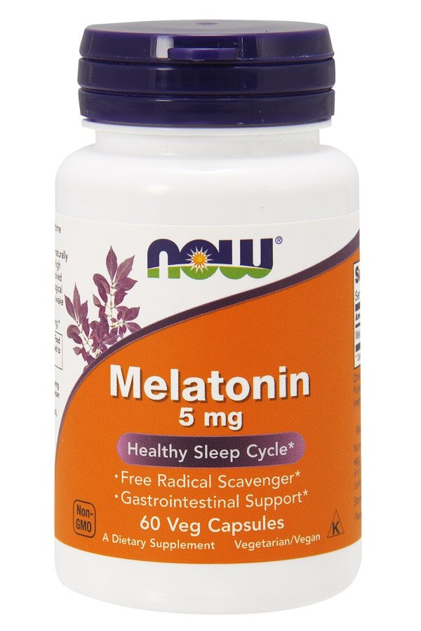 NOW Melatonin 5 mg (60 кап)