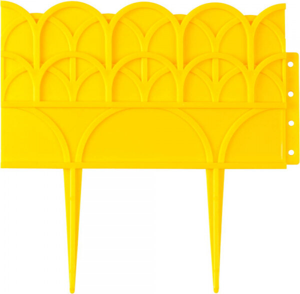 Бордюр декоративный Grinda для цветников, 14х310см, желтый 422223-Y