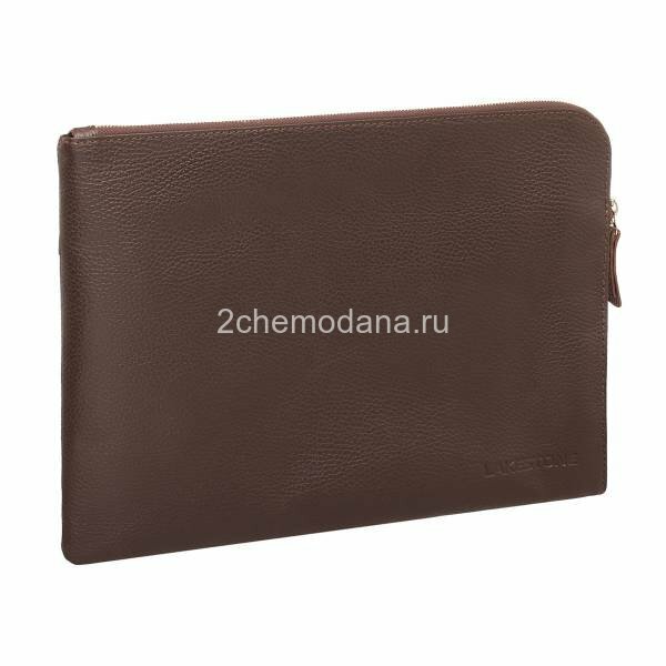 Мужская кожаная папка Lakestone Bampton Brown 961005/BR