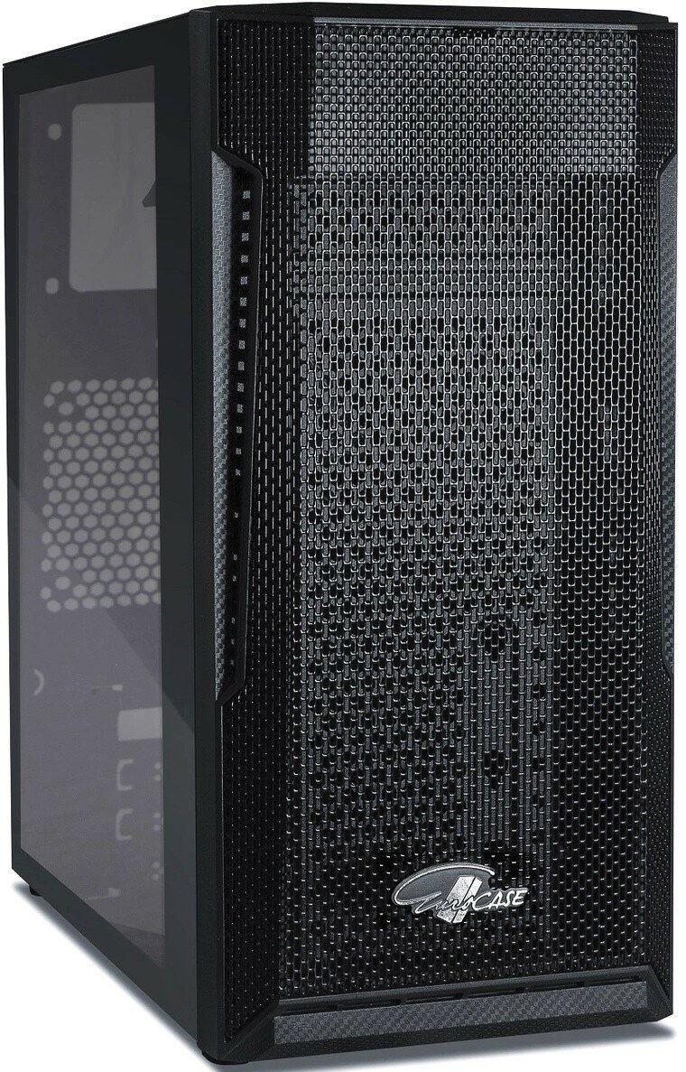 Корпус Eurocase MA02 Black mATX, ATX, Mini-Tower, без БП, с окном, 2xUSB 2.0, Audio, USB 3.0