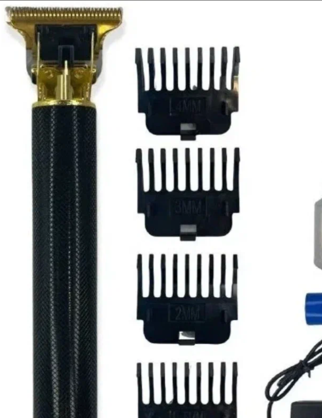 Триммер электрический для бороды и усов LFQ-666-15, Машинка для стрижки с 4 насадками (1.5мм,2мм,3мм,4мм) - фотография № 6