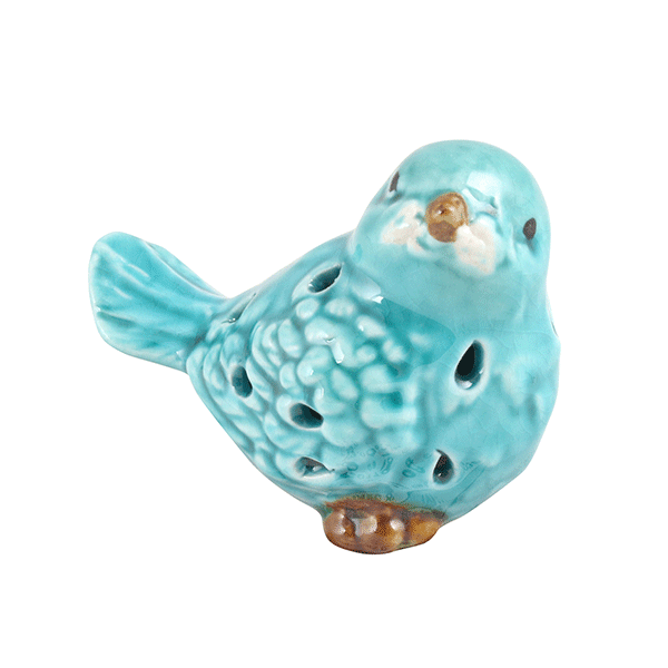 фото Фигурка Птичка 9х7 см бирюза право серия Эконом